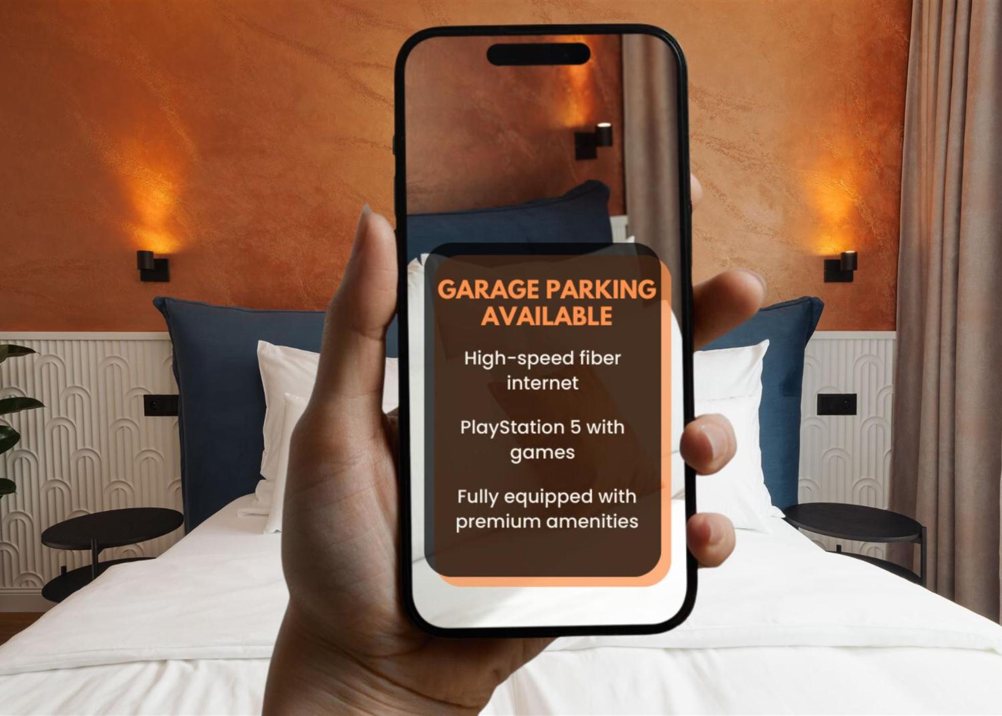 Luxury Sunny Home - Garage Parking, Metro, Balcony, Ps5 With Games Praga Exterior foto